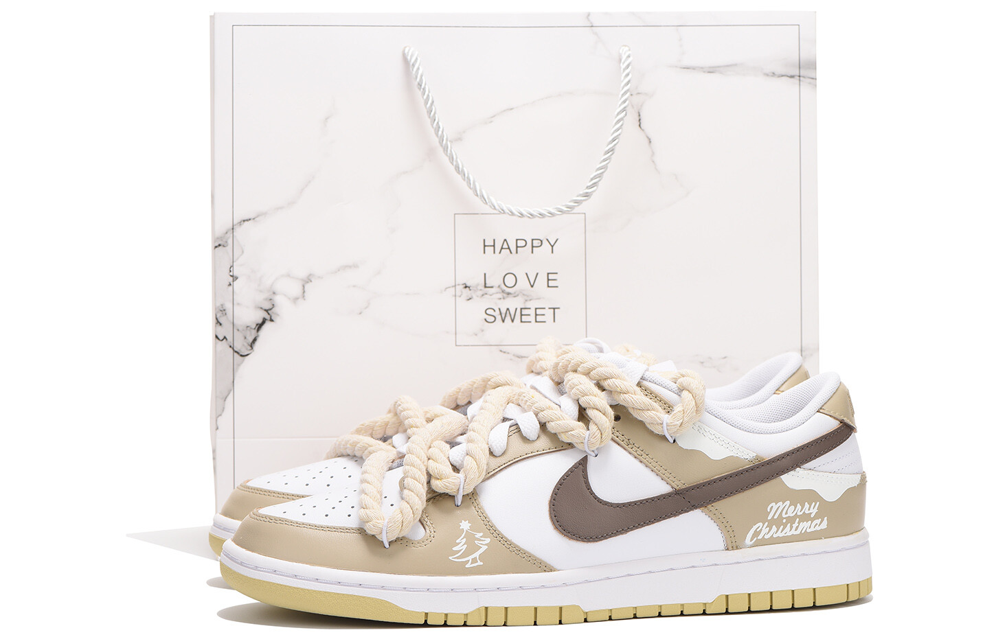 

Кроссовки Nike Dunk Skateboard Shoes Men Low-Top Khaki
