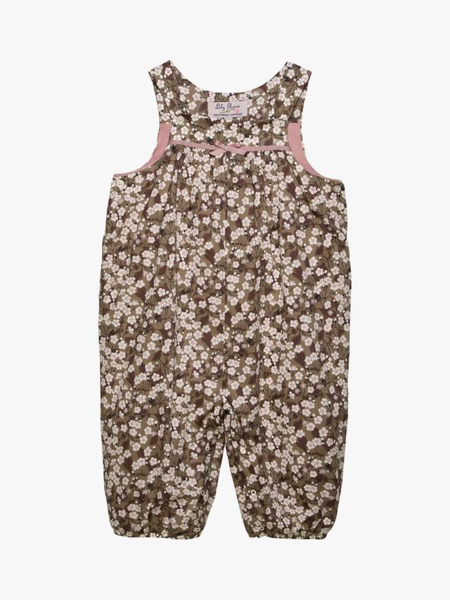 

Детские комбинезоны Baby Liberty Mitsi Floral Trotters, Mocha Mitsi