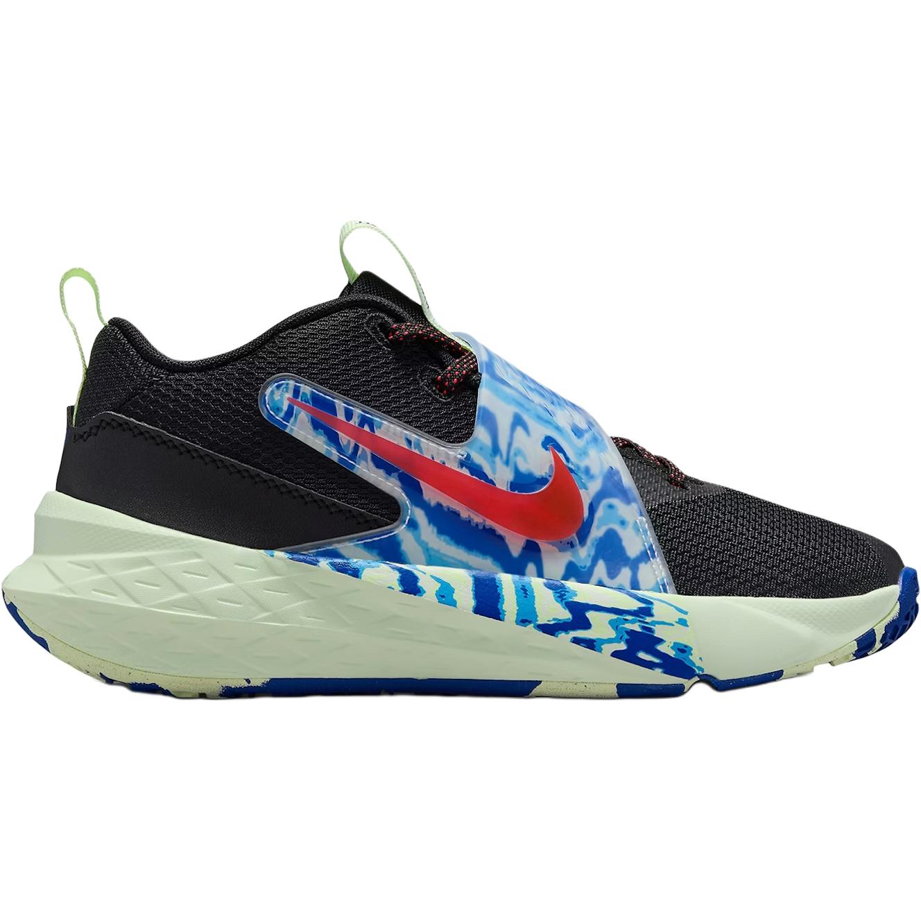 Nike Детские баскетбольные кроссовки Team Hustle D 12 Low top, черные, унисекс — фото 3