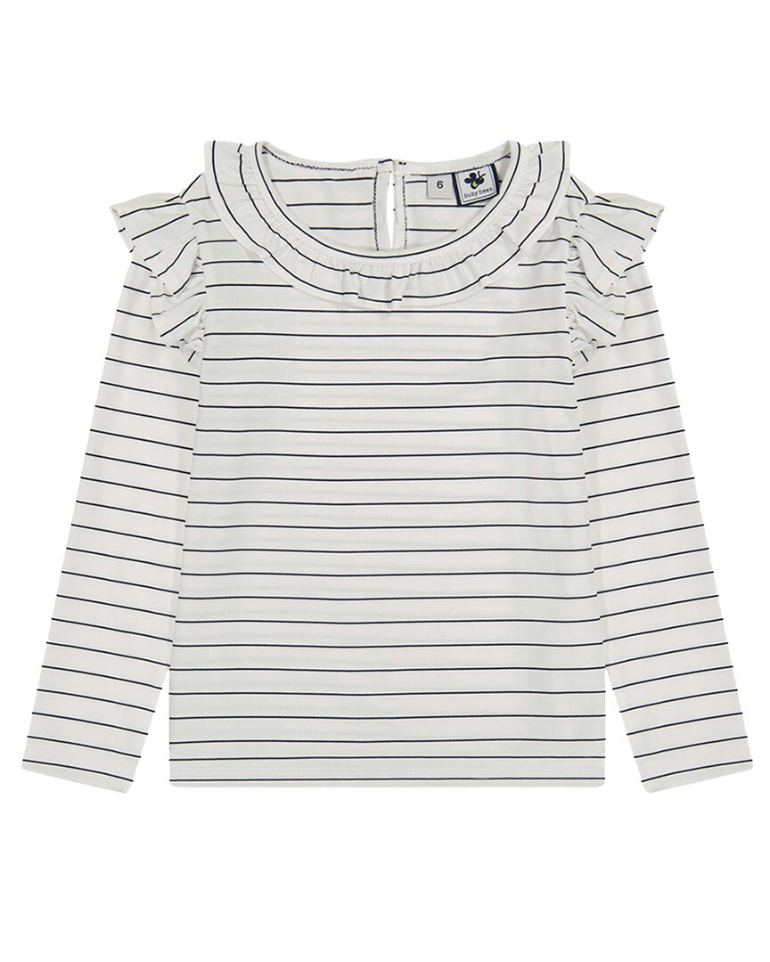 

Топ с оборками Busy Bees Luna, цвет navy stripe
