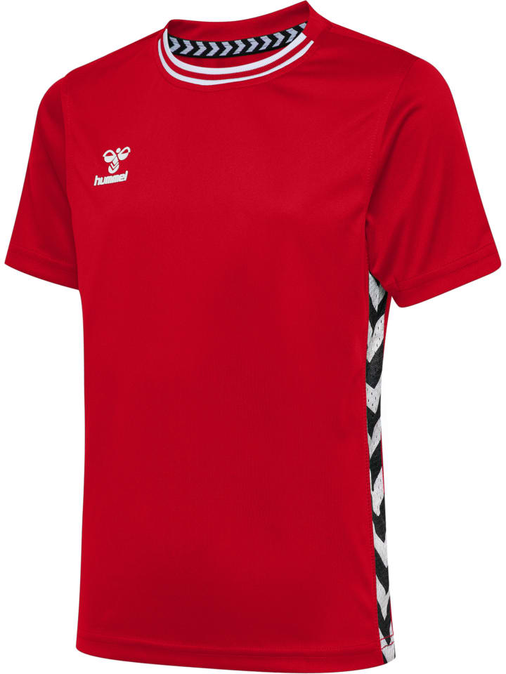 Футболка Hummel Playful Ss Lifestyle Kids в цвете TRUE RED Hummel — фото 4