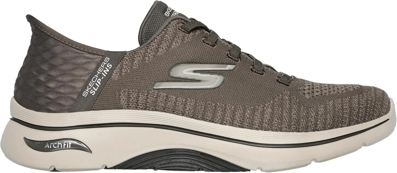 Мужские кроссовки Skechers Go Walk Arch Fit 2.0 - GrandSneaker, коричневый — фото 4