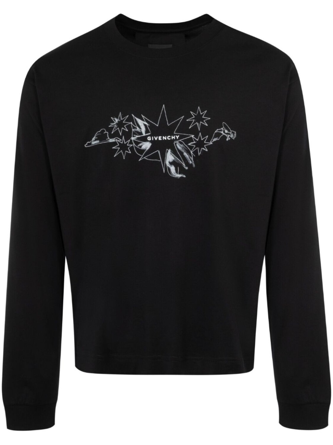 

Givenchy футболка с принтом Tarot, черный