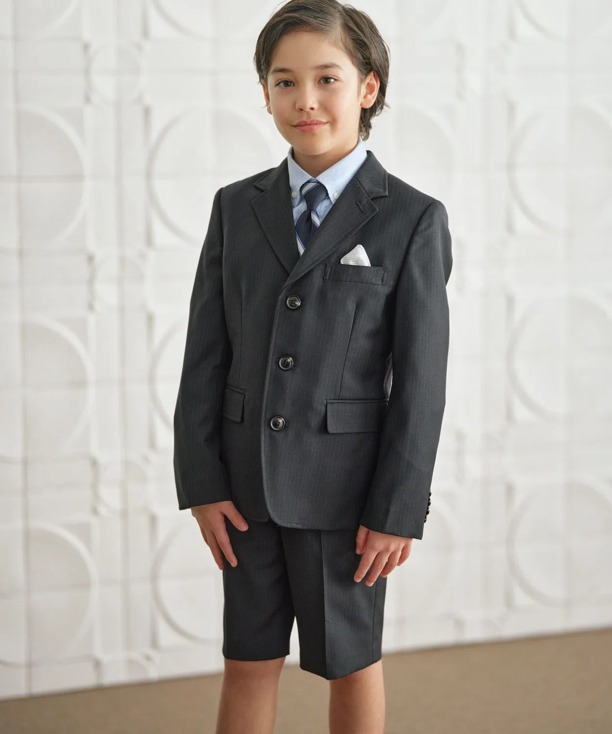 Костюм для мальчика J.PRESS KIDS FORMAL в полоску, 110-130