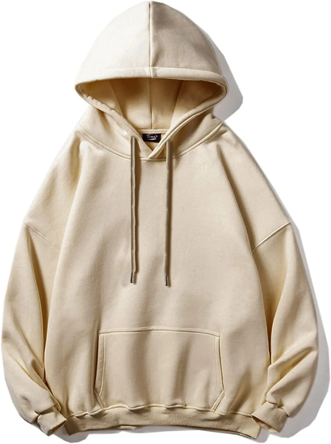 

Мужской Slim Fit базовый пуловер с капюшоном и карманом-кенгуру