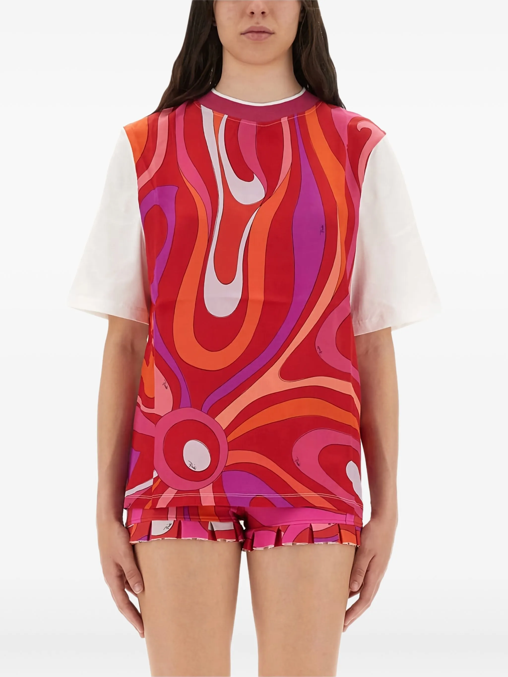 

Футболка с принтом Pucci, красный