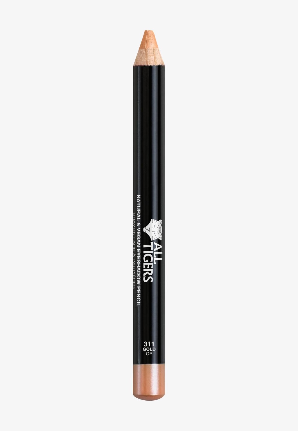 

Тени для век Natural & Vegan Eyeshadow Pencil All Tigers, цвет gold "watch me reign"