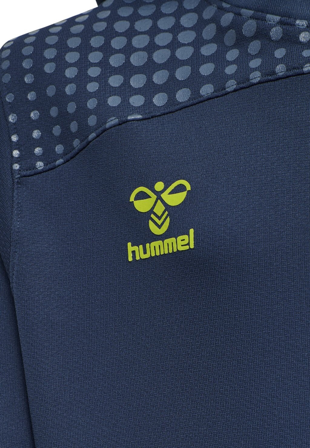 Толстовка LEAD POLY HOODIE KIDS Hummel, цвет dark denim — фото 4