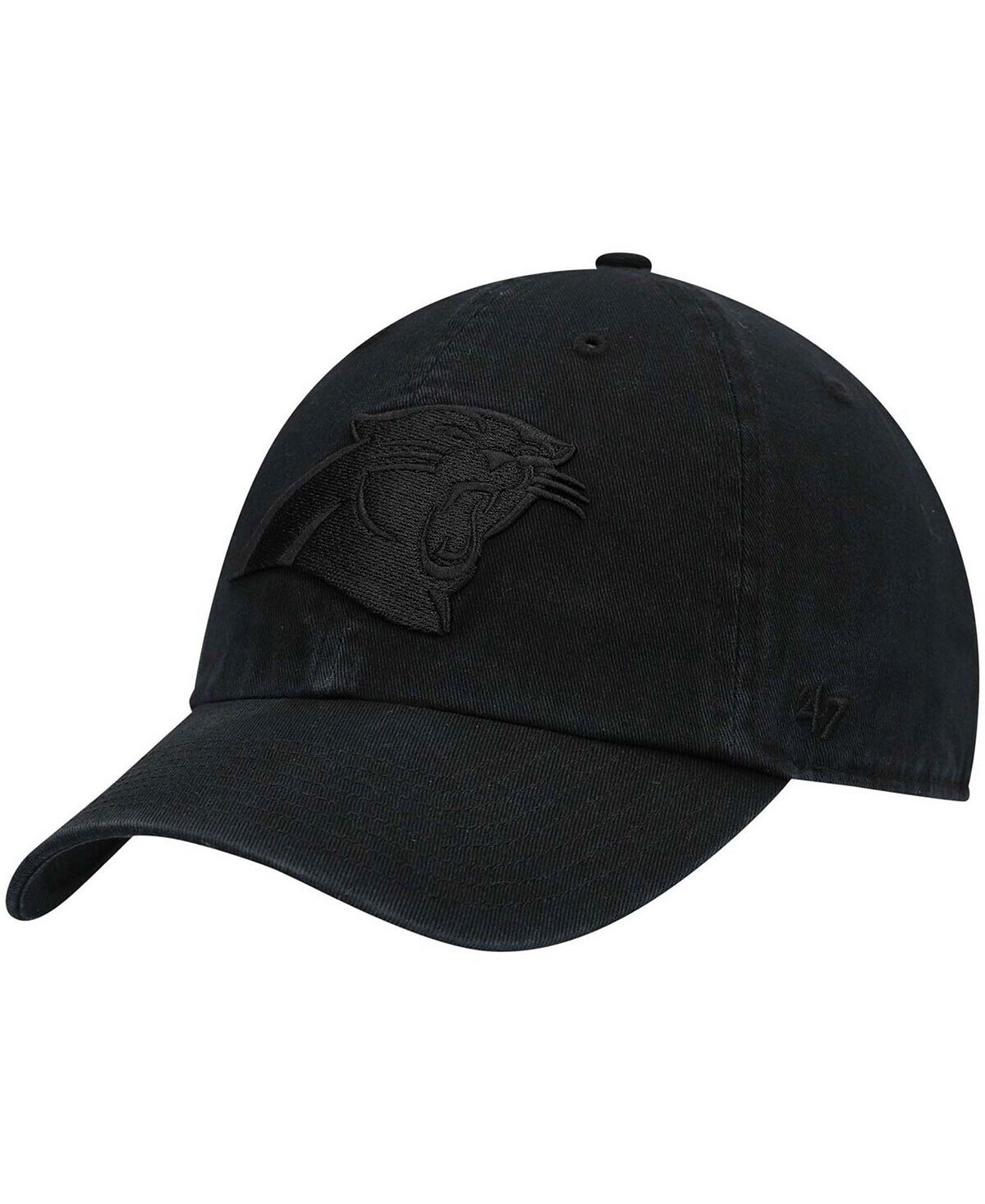 

Мужская регулируемая шапка в тон черного цвета Carolina Panthers Team '47 Brand