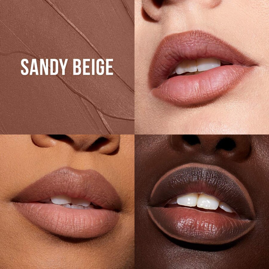 Автоматический матовый карандаш для губ Lip Contour 2.0 HUDA BEAUTY, 0.01 oz/0.5 g, Sandy Beige — фото 2