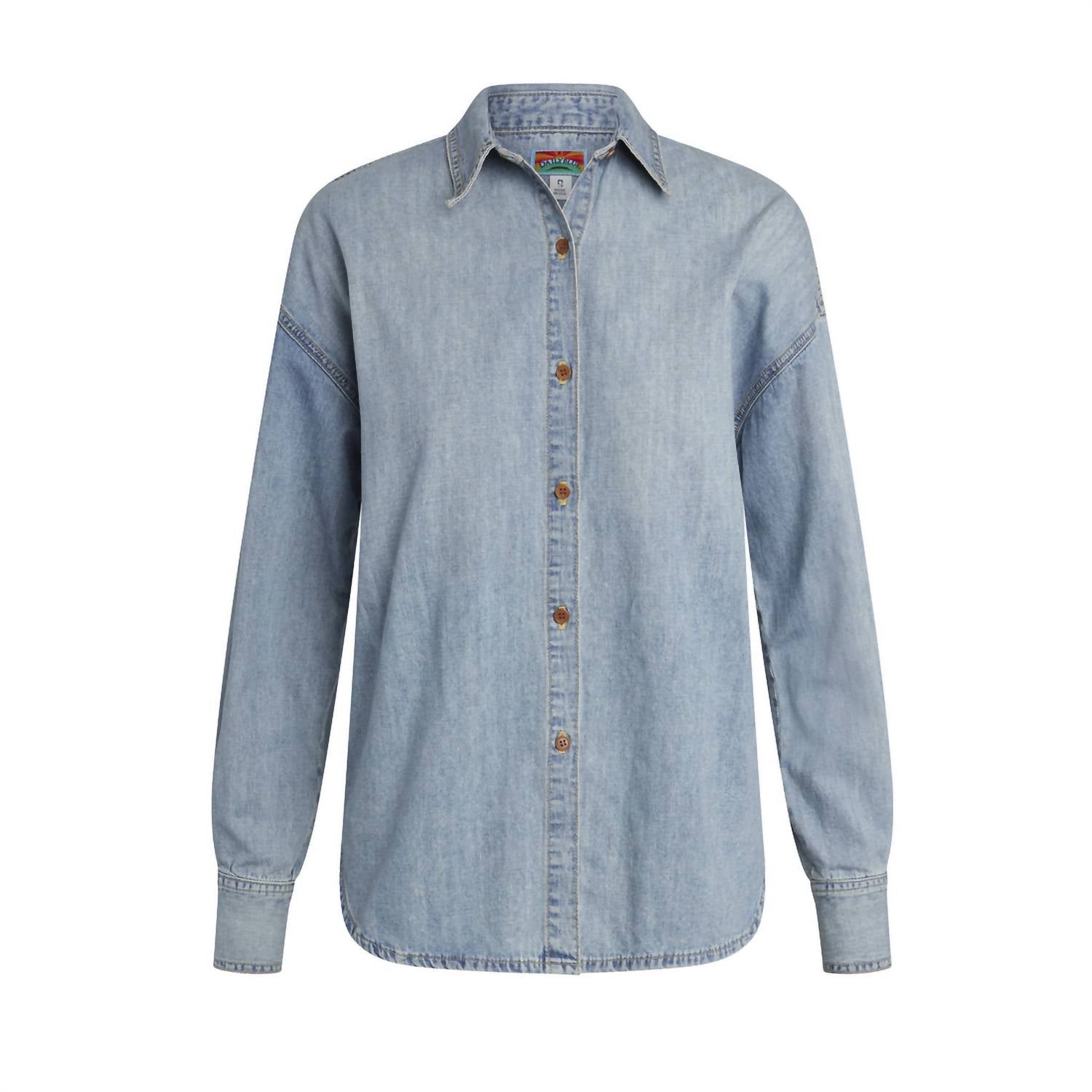 

Женская рубашка Doris Button Down в цвете Echo Wash DAILY BLUE