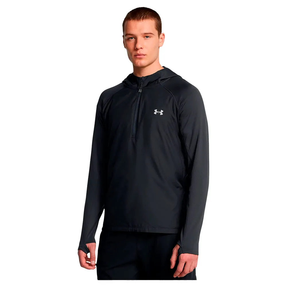 

Худи Under Armour Trail Run, серый/черный