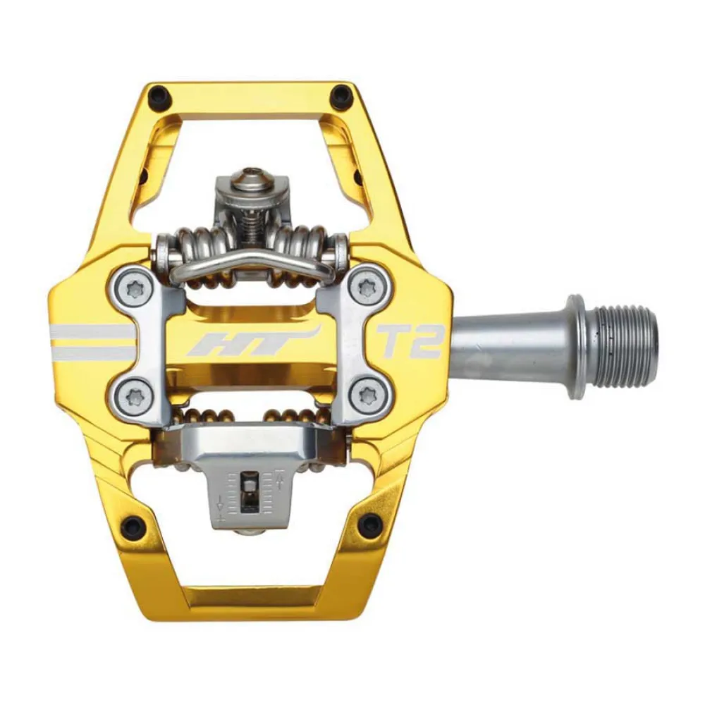 

Педали Ht Components T2, золотой