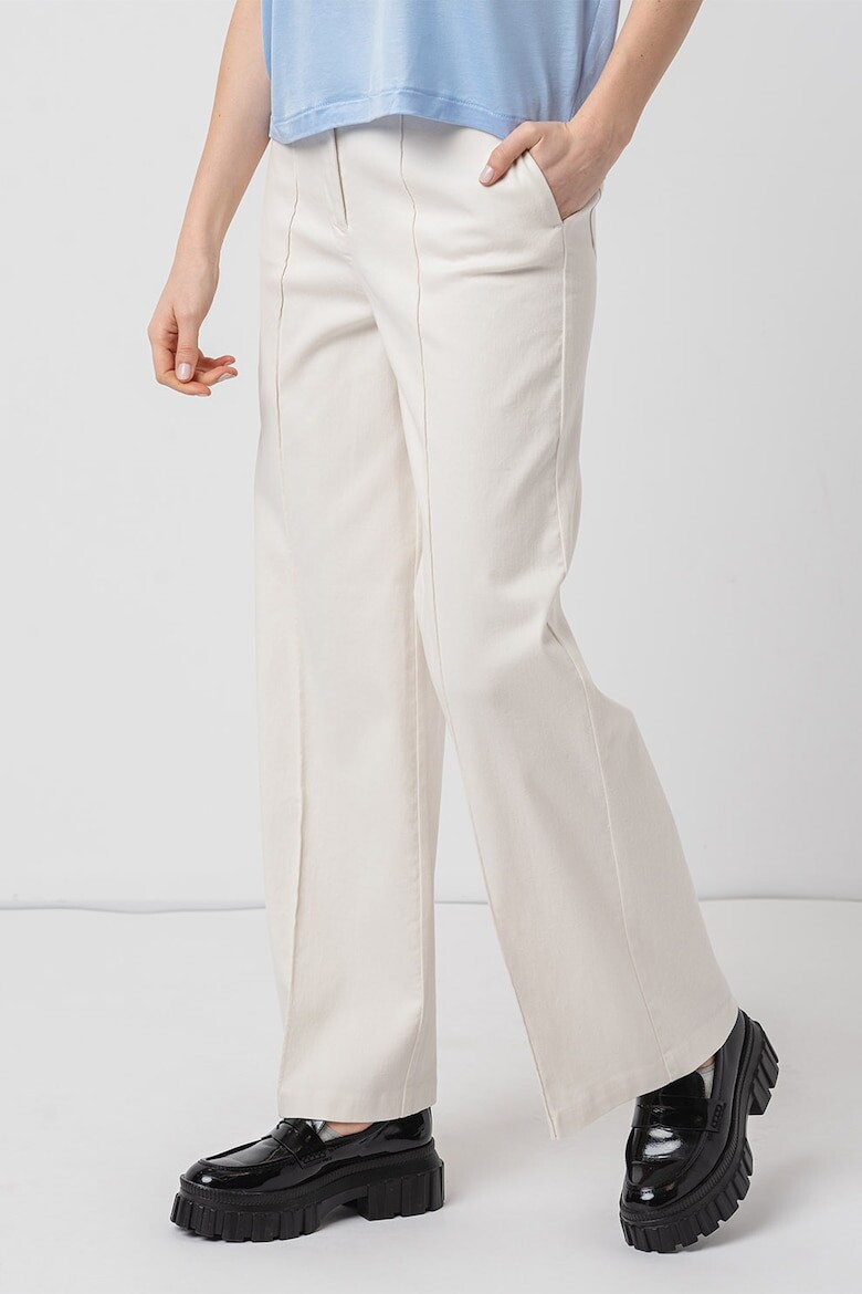 

Широкие джинсы с высокой талией United Colors Of Benetton, белый