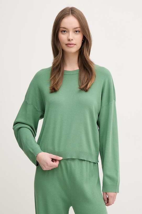 

Хлопковый свитер United Colors Of Benetton, зеленый