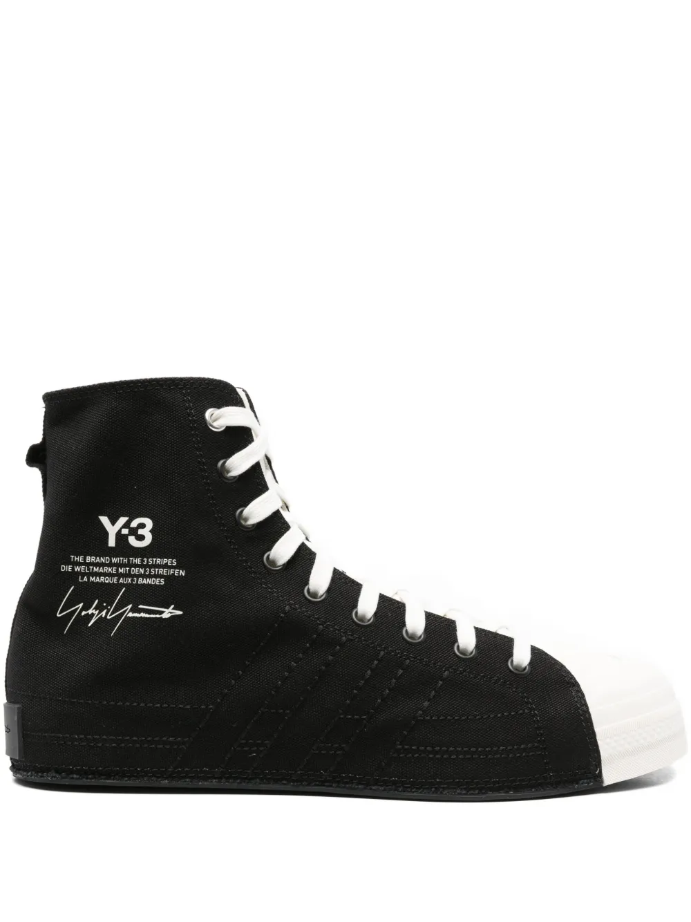 Высокие кроссовки Y-3, черный