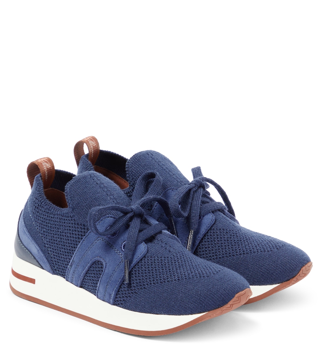 

360 LP Flexy Walk вязаные кроссовки Loro Piana Kids, Blue Fluorite
