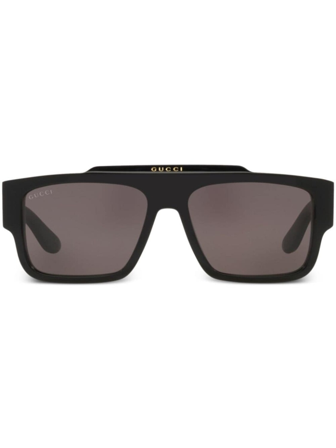 

Gucci Eyewear солнцезащитные очки в квадратной оправе, черный