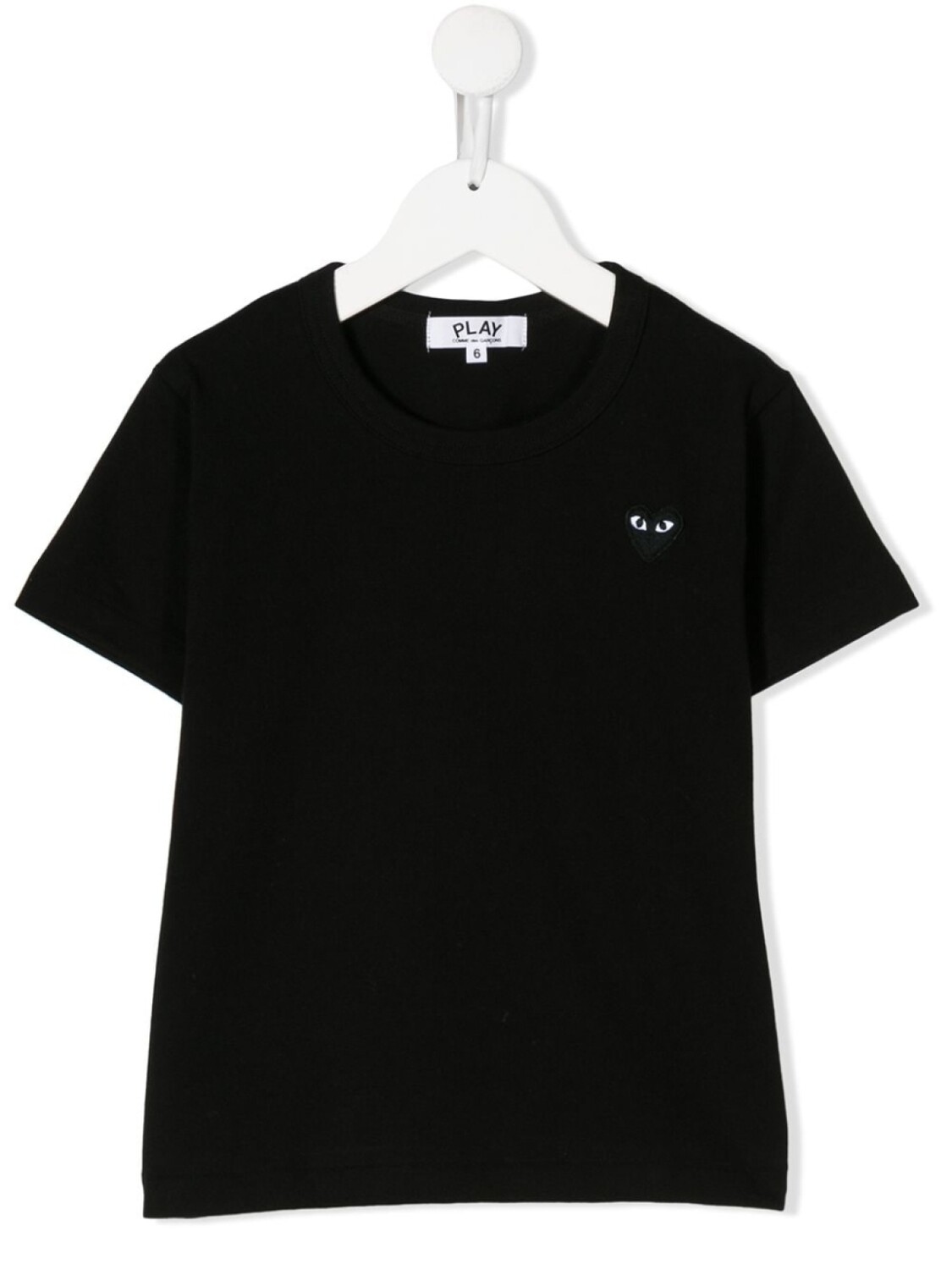 

Футболка с нашивкой-логотипом Comme Des Garçons Play Kids, черный