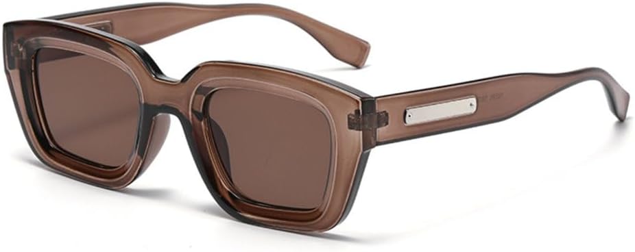 

Модные прямоугольные солнцезащитные очки для женщин, квадратная оправа, мужские солнцезащитные очки, солнцезащитные очки для женщин с защитой от УФ-излучения UV400 generic, C2