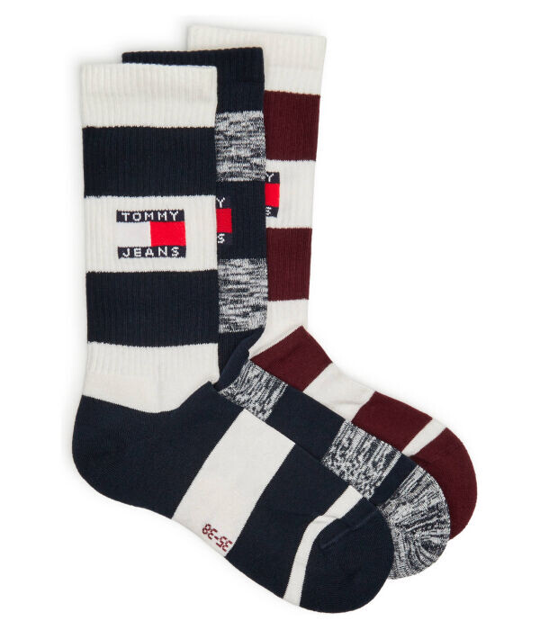 

Носки Tommy Jeans с полосками, 3 пары