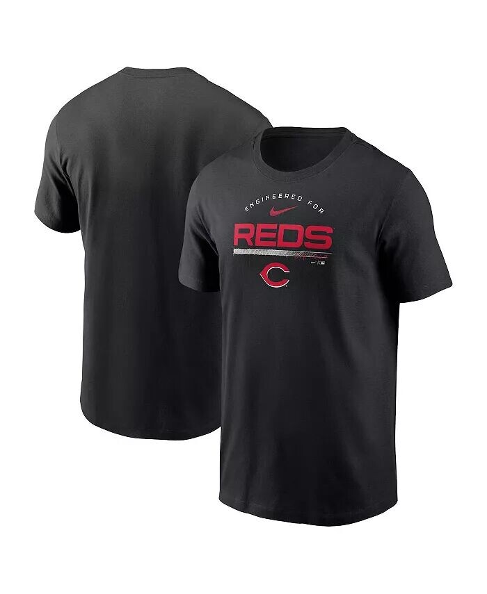 

Мужская черная футболка Cincinnati Reds Team Engineered Performance Nike