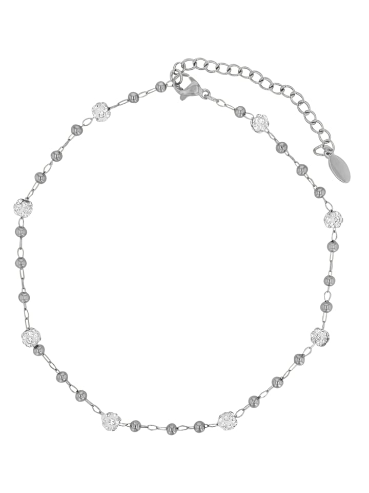 

Adeliás Женский кулон из нержавеющей стали с жемчужиной, серебристый