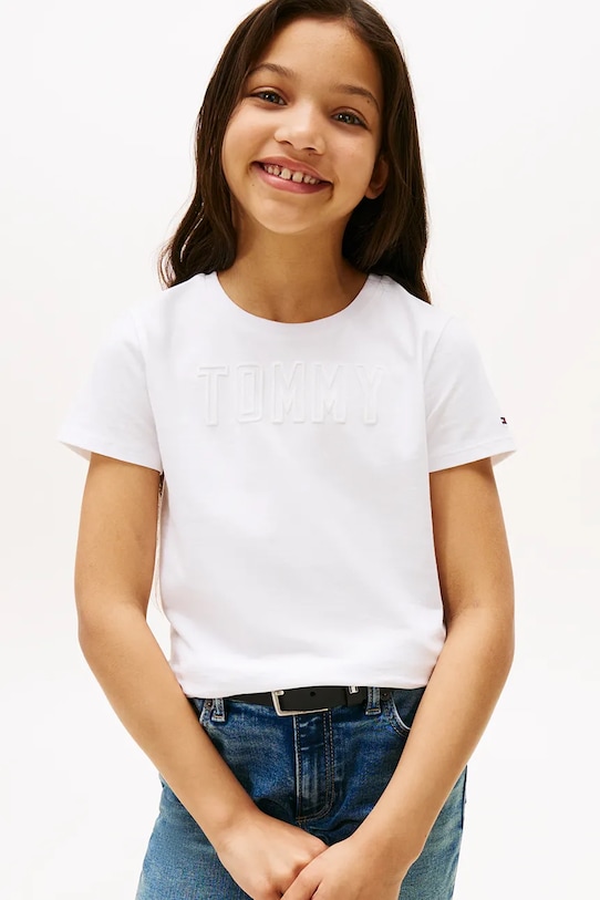 

Хлопковая футболка Tommy Hilfiger, белый
