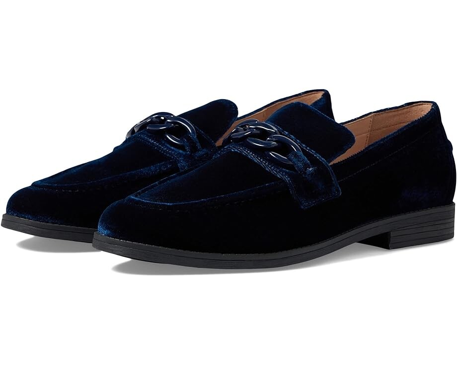

Лоферы Cole Haan Stassi Chain Loafer, цвет Navy Blazer Velvet