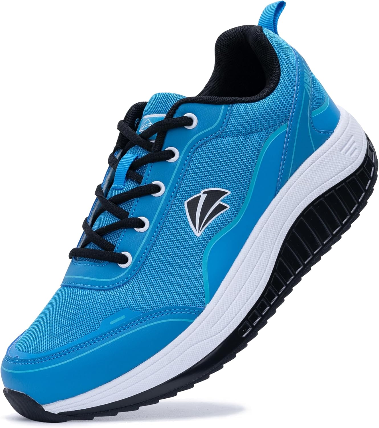 

Мужские кроссовки QAUPPE с поддержкой свода стопы, ортопедические, при плантарном фасциите, широкие теннисные туфли для снятия боли в пятках и ногах, синий