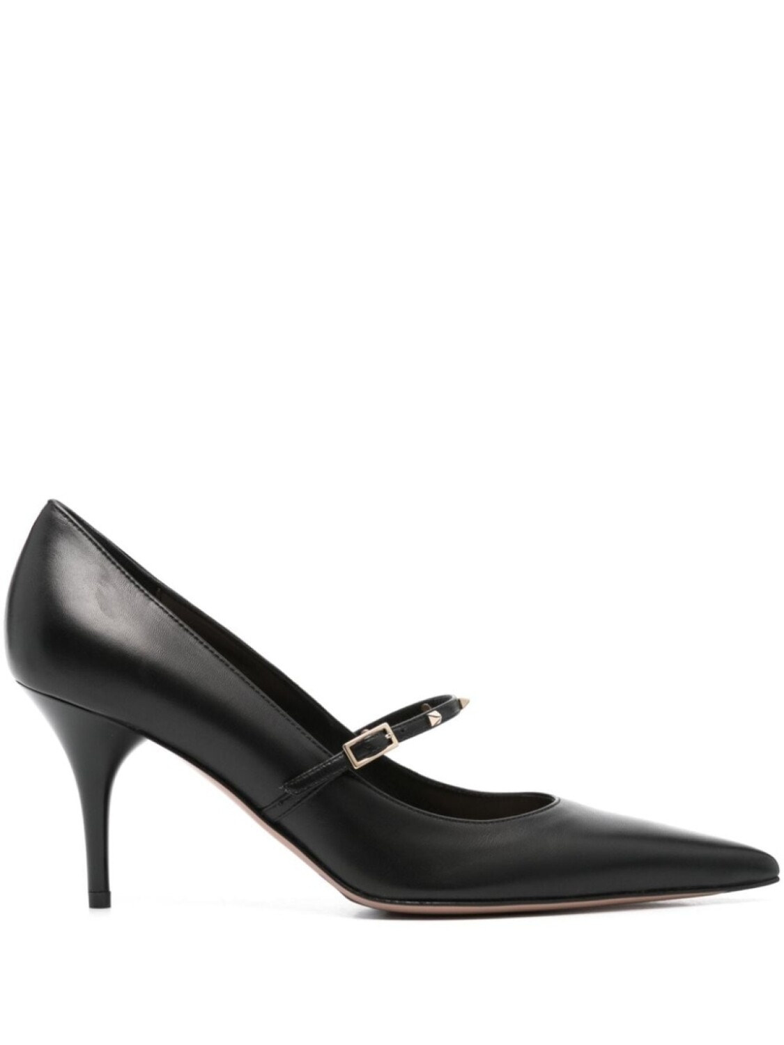 Valentino Garavani туфли с декором Rockstud 80, черный