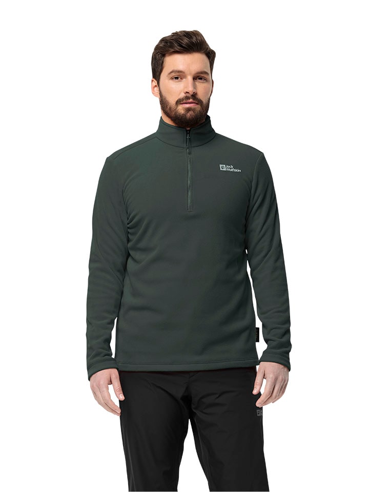 

Флисовый свитер Jack Wolfskin, зеленый