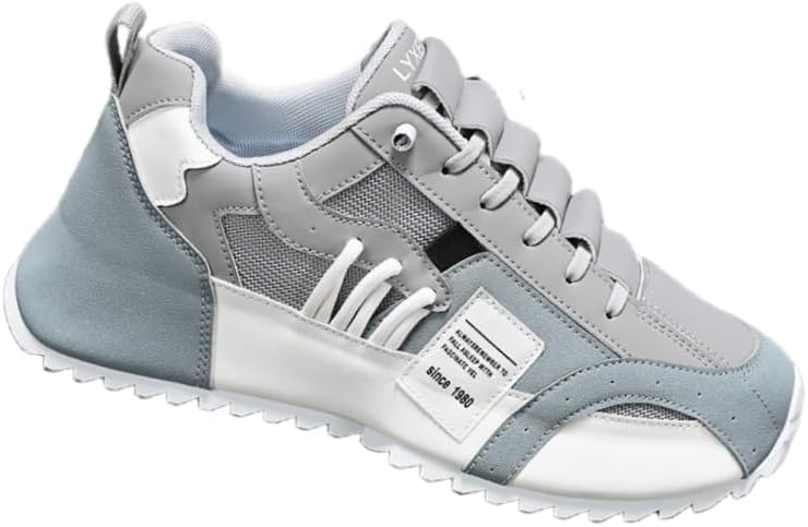 

Мужские спортивные кроссовки Fusecottc большого размера с легкой дышащей сеткой- модные повседневные кроссовки для бега и ежедневной носки, серый