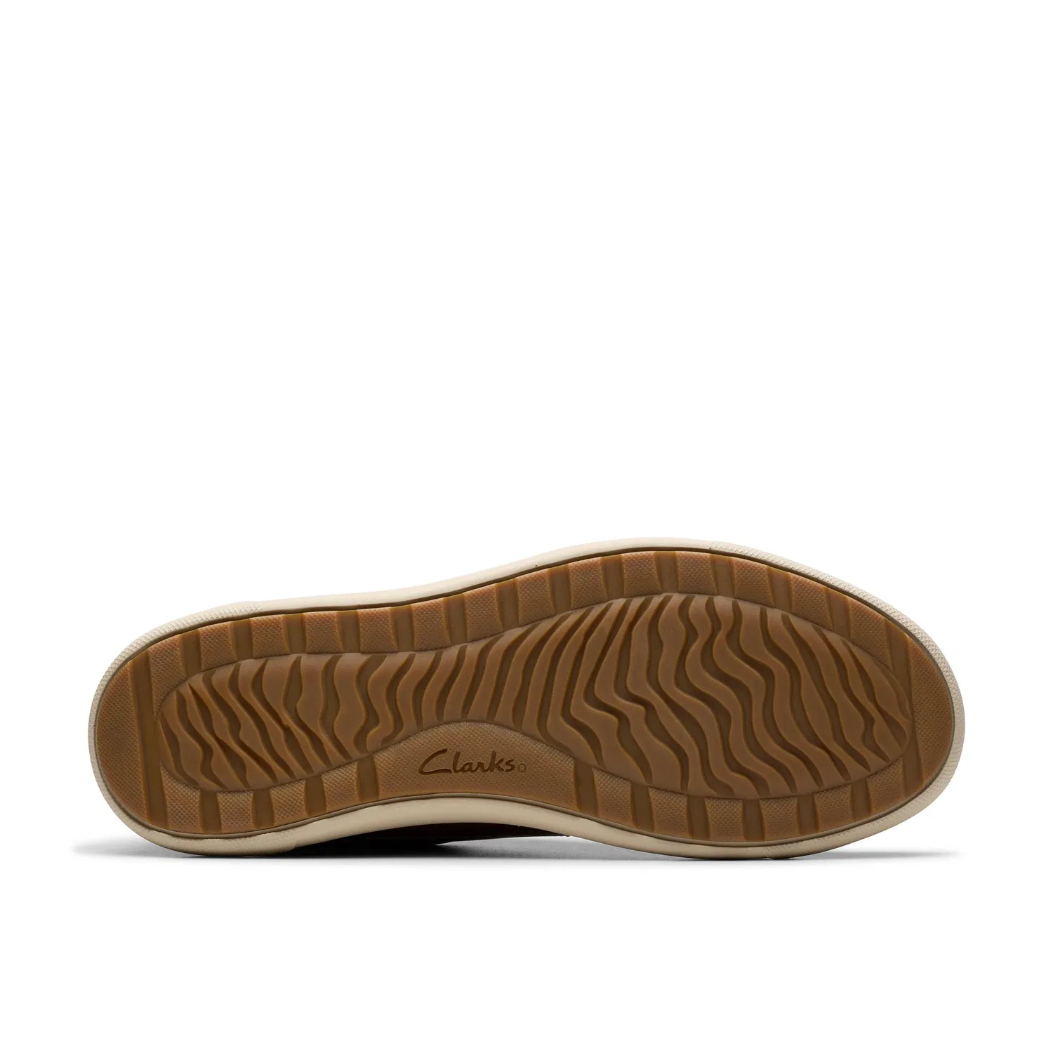 Кроссовки кожаные на шнуровке Clarks Mapstone Lace, коричневый — фото 3