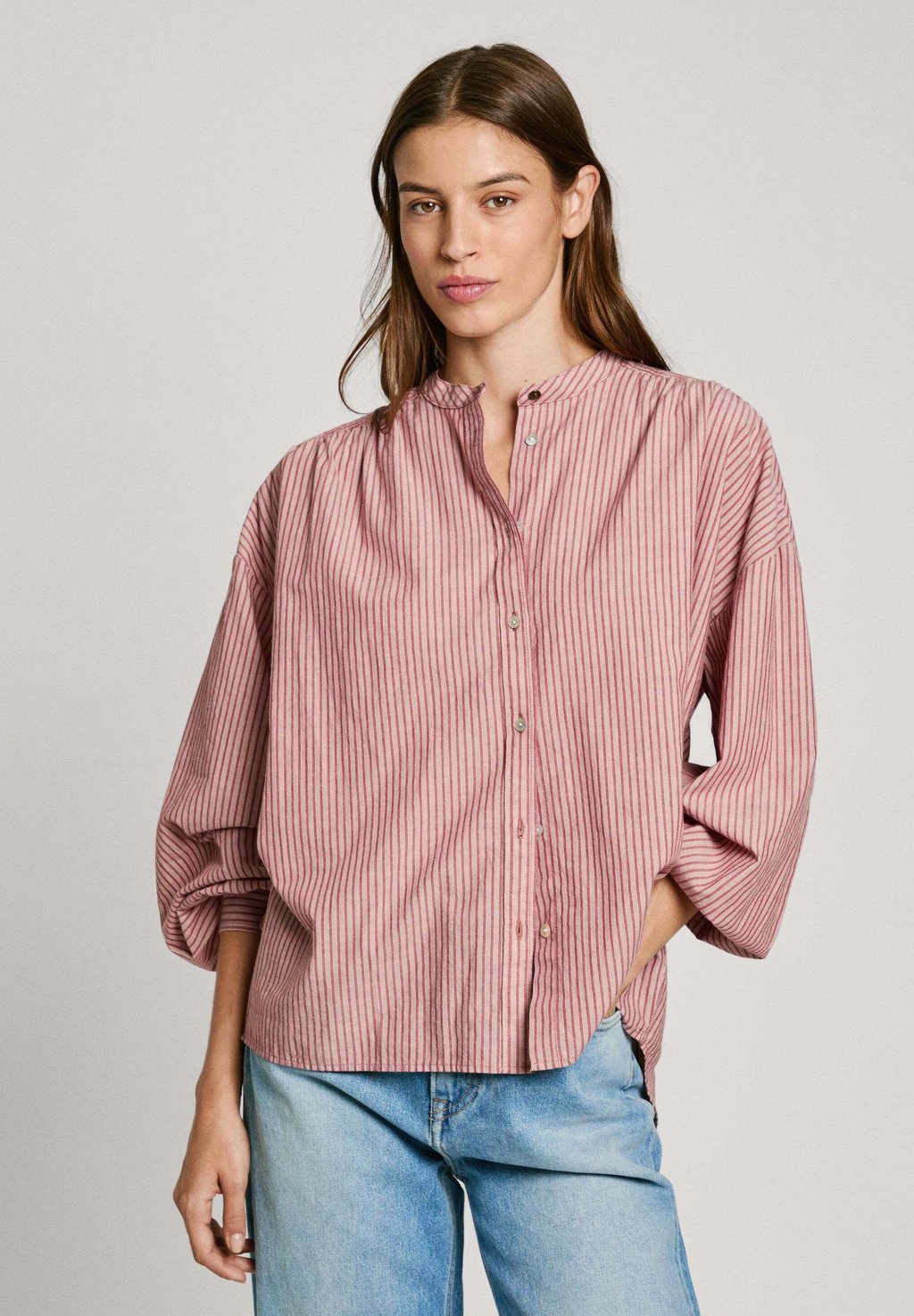 

Блузка на пуговицах BAHANA Pepe Jeans, коричневый
