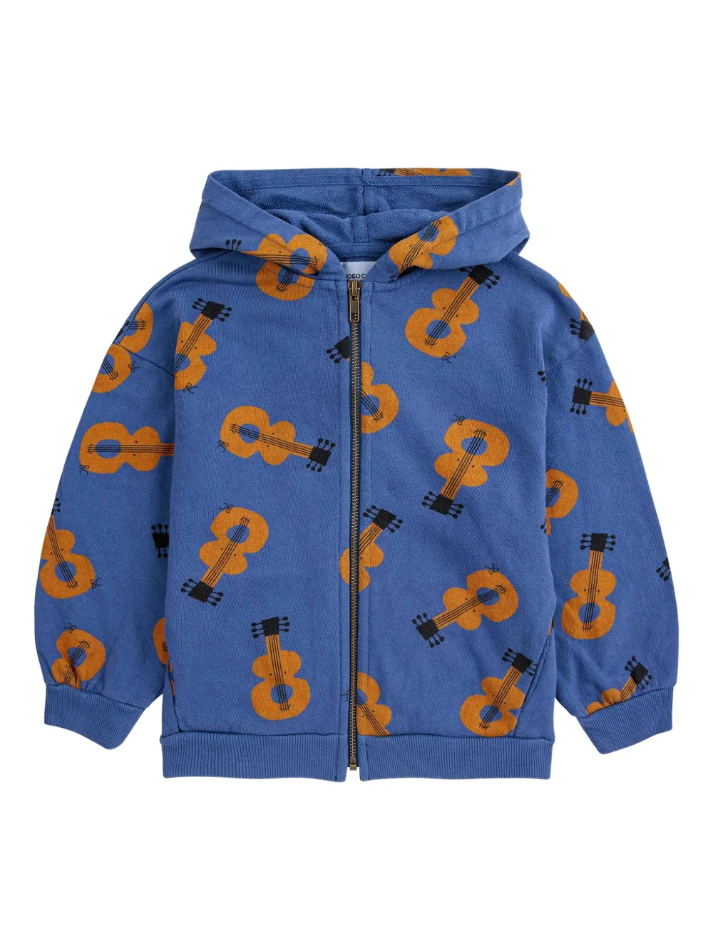 

Толстовка на молнии с принтом гитары BOBO CHOSES, синий