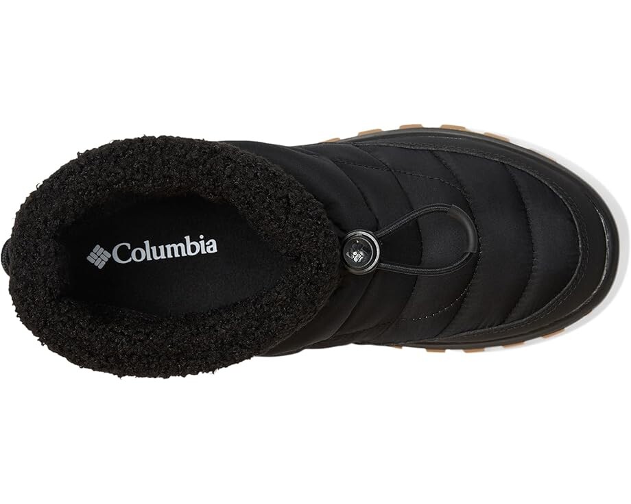 Женские ботинки дутики Columbia Snowtrot на кулиске, светло-зеленый — фото 2