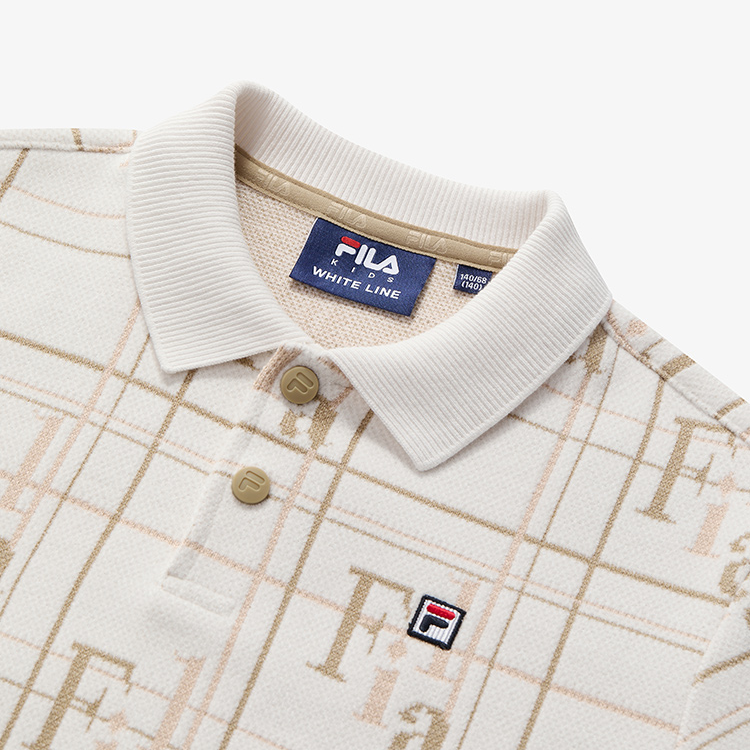 FILA KIDS Свитер экрю для подростков Teenagers — фото 4