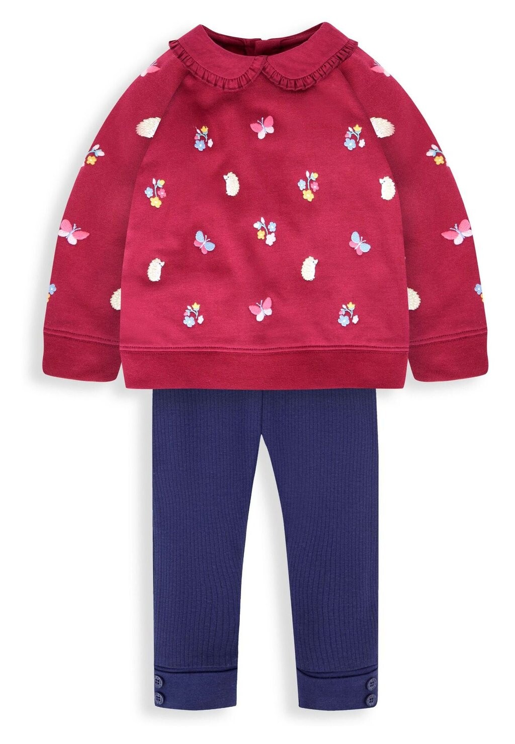 

Пижама Set JoJo Maman Bébé, цвет berry