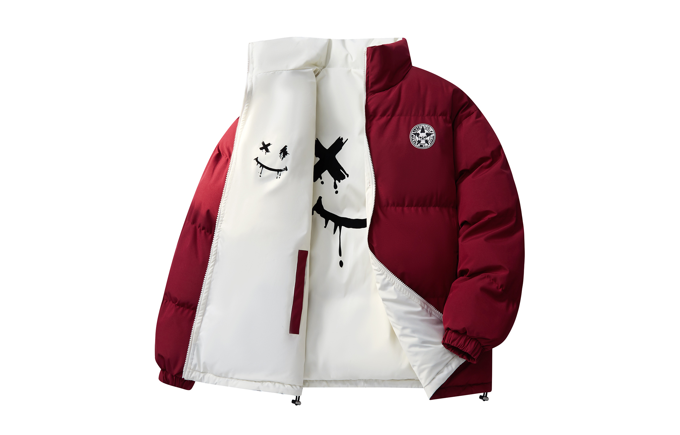

LA'T.WEEKEND Пуховик Unisex, Burgundy (Bread Style-5878)