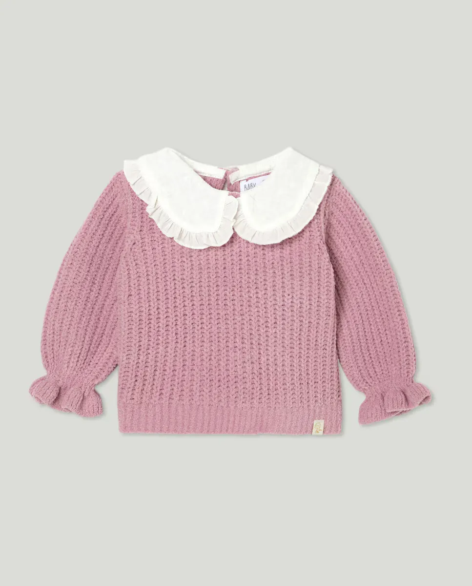 

Трикотажный свитер для девочки Baby El Corte Inglés, светло-зеленый