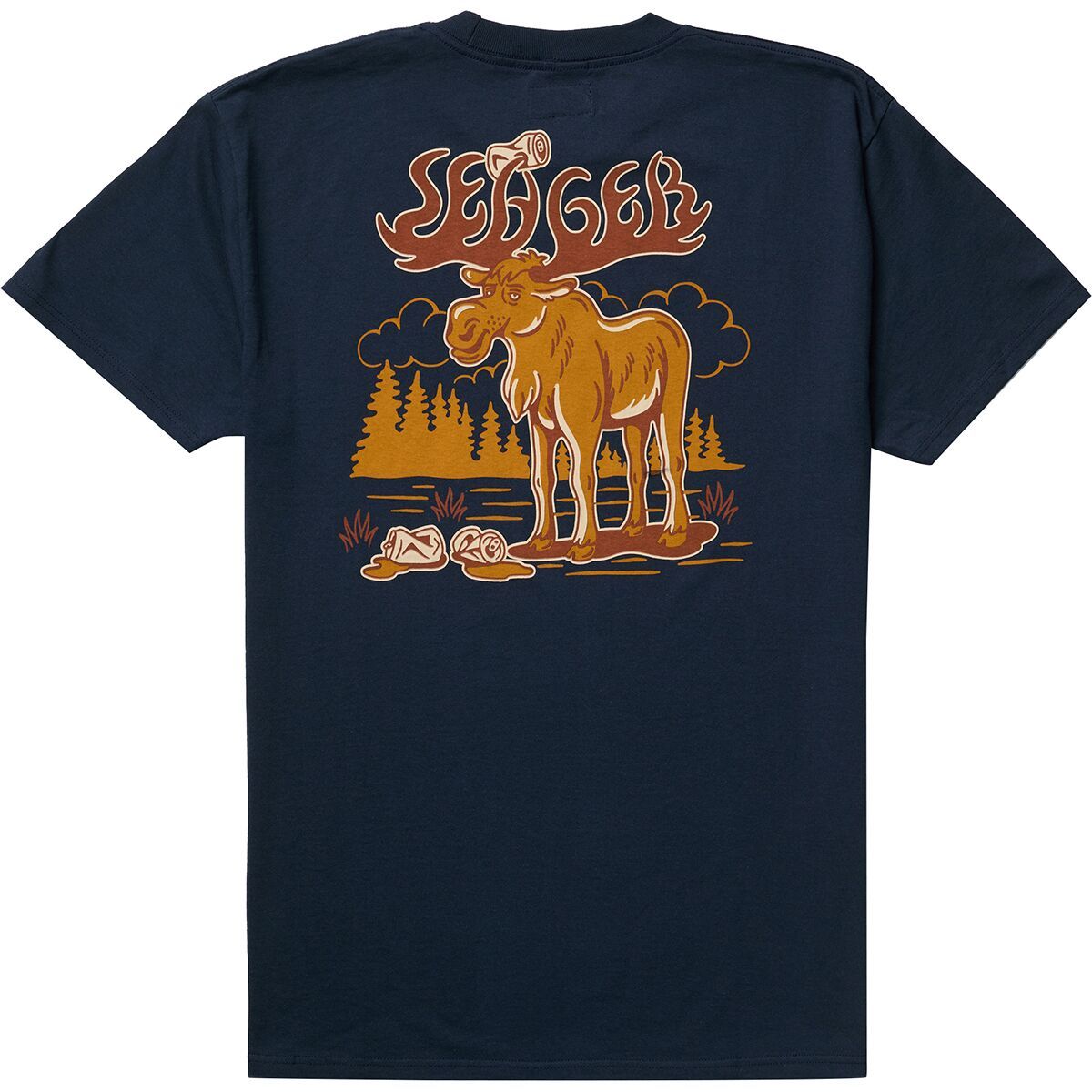 

Футболка Tipsy moose Seager Co., синий