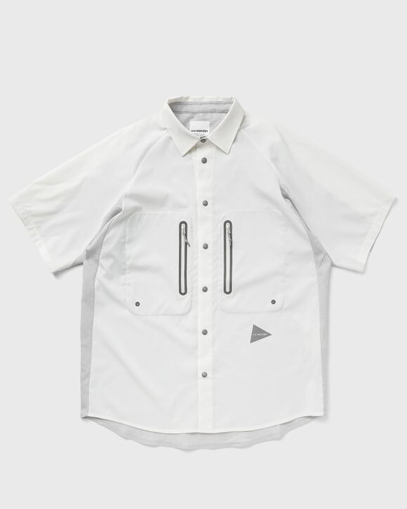 

Рубашка And Wander Tech Ss Shirt, цвет off white 031