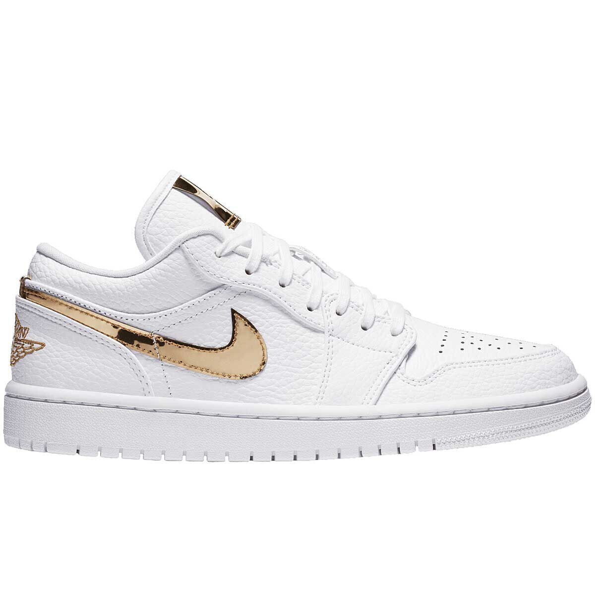 

Кроссовки WMNS Air Jordan 1 Low SE, цвет Weiß/Metallic Gold/Weiß