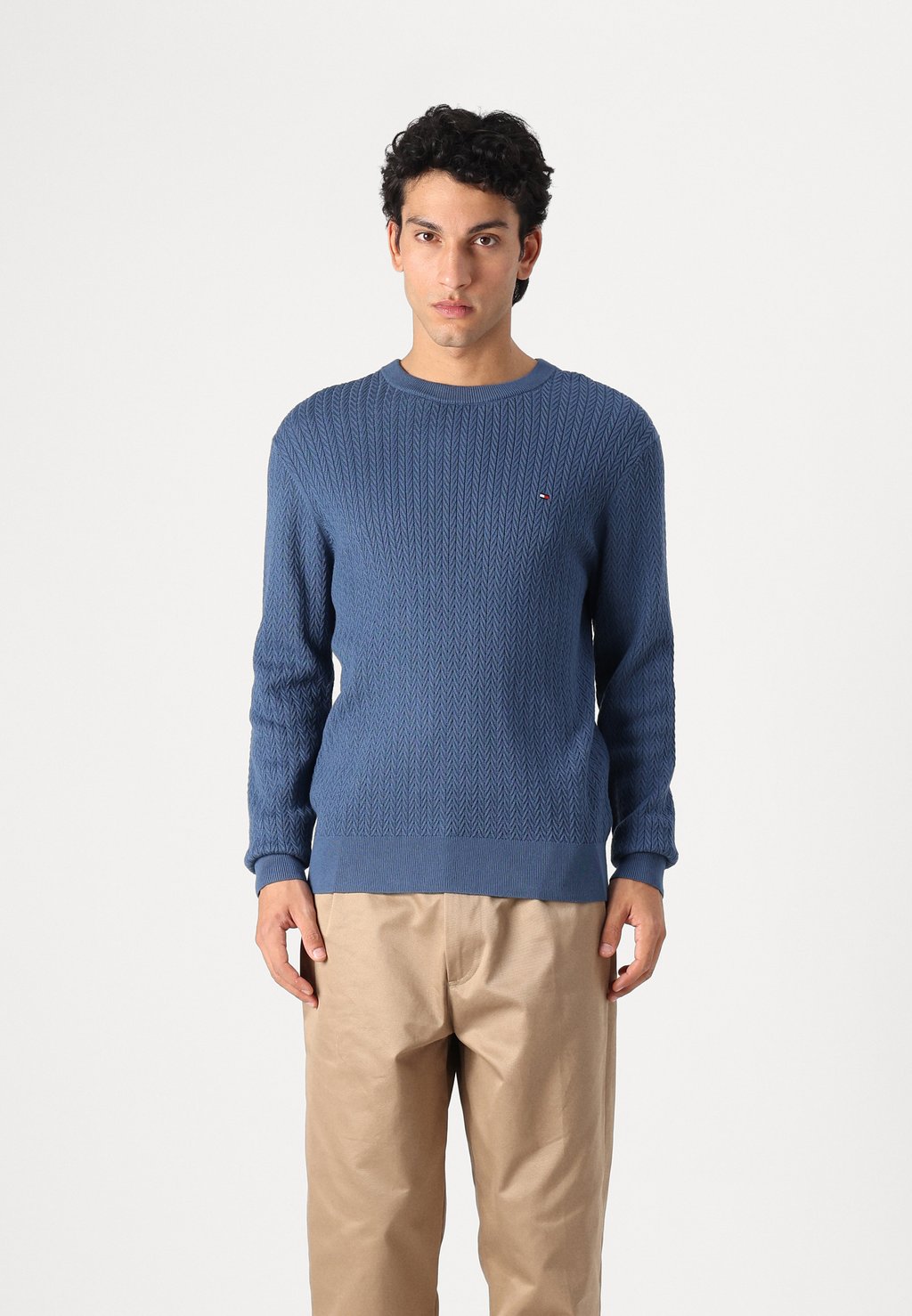 

Свитер HERRINGBONE STRUCTURE Tommy Hilfiger, синий