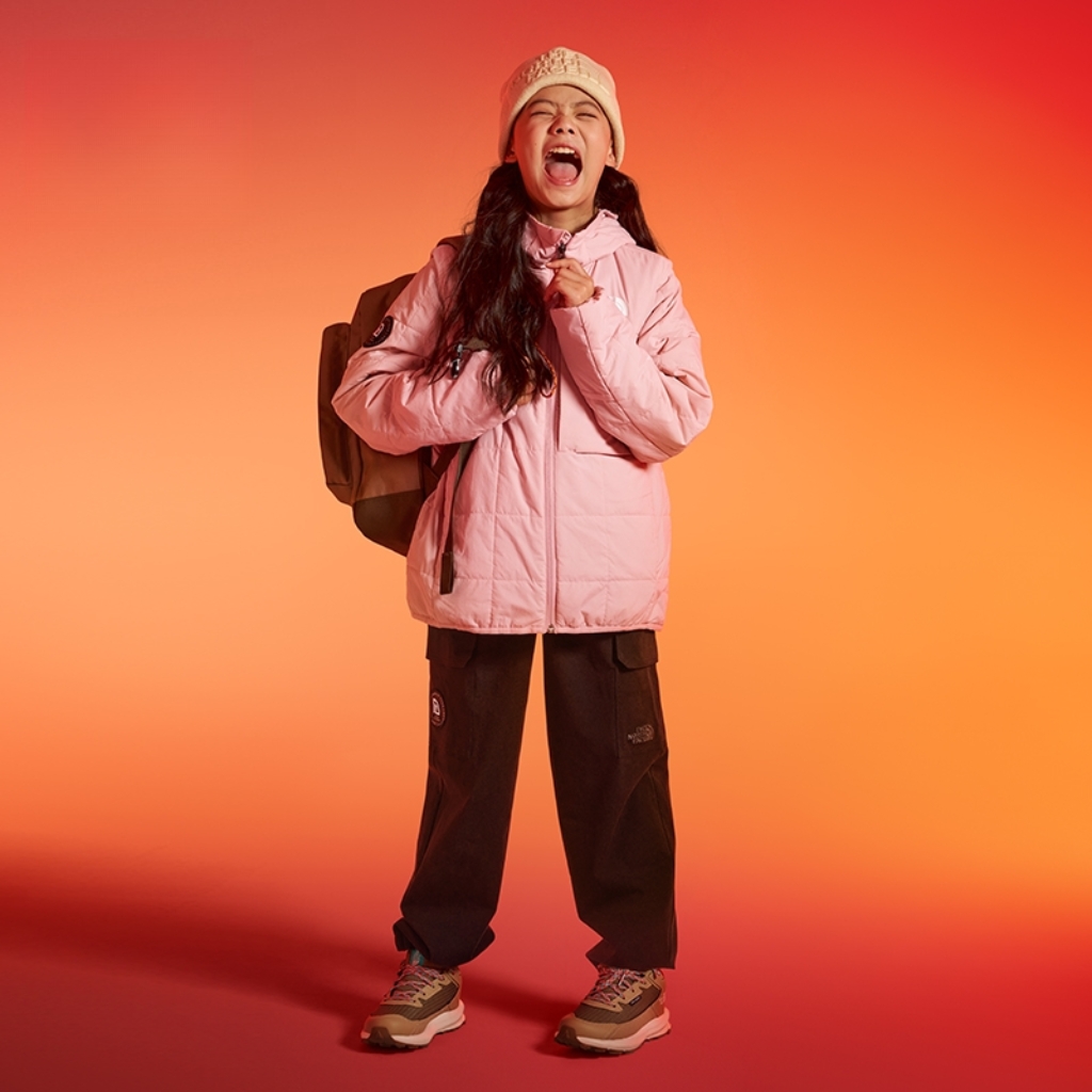 Детская утепленная куртка Pre-school THE NORTH FACE, Cardamom Powder — фото 4