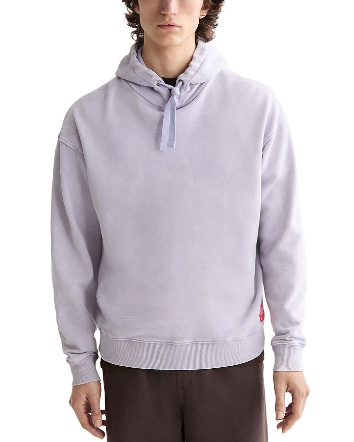 

Худи с принтом свободного кроя Scotch & Soda, фиолетовый