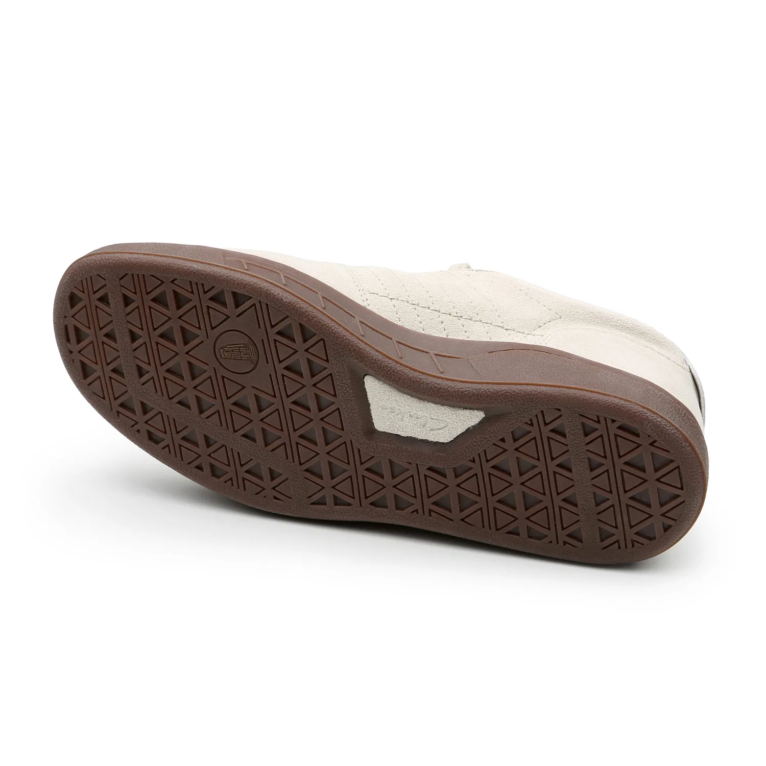 Мужские замшевые кроссовки Clarks белые — фото 4