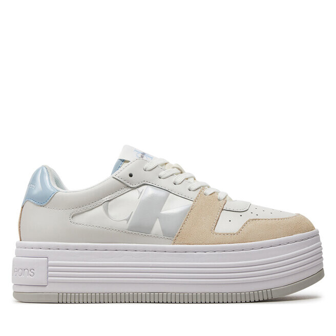 

Кроссовки Calvin Klein Jeans Bold Platf Low Lace Mix Nbs Dc YW0YW01432 Bright White/Creamy White/Baby Blue 0LB, белый
