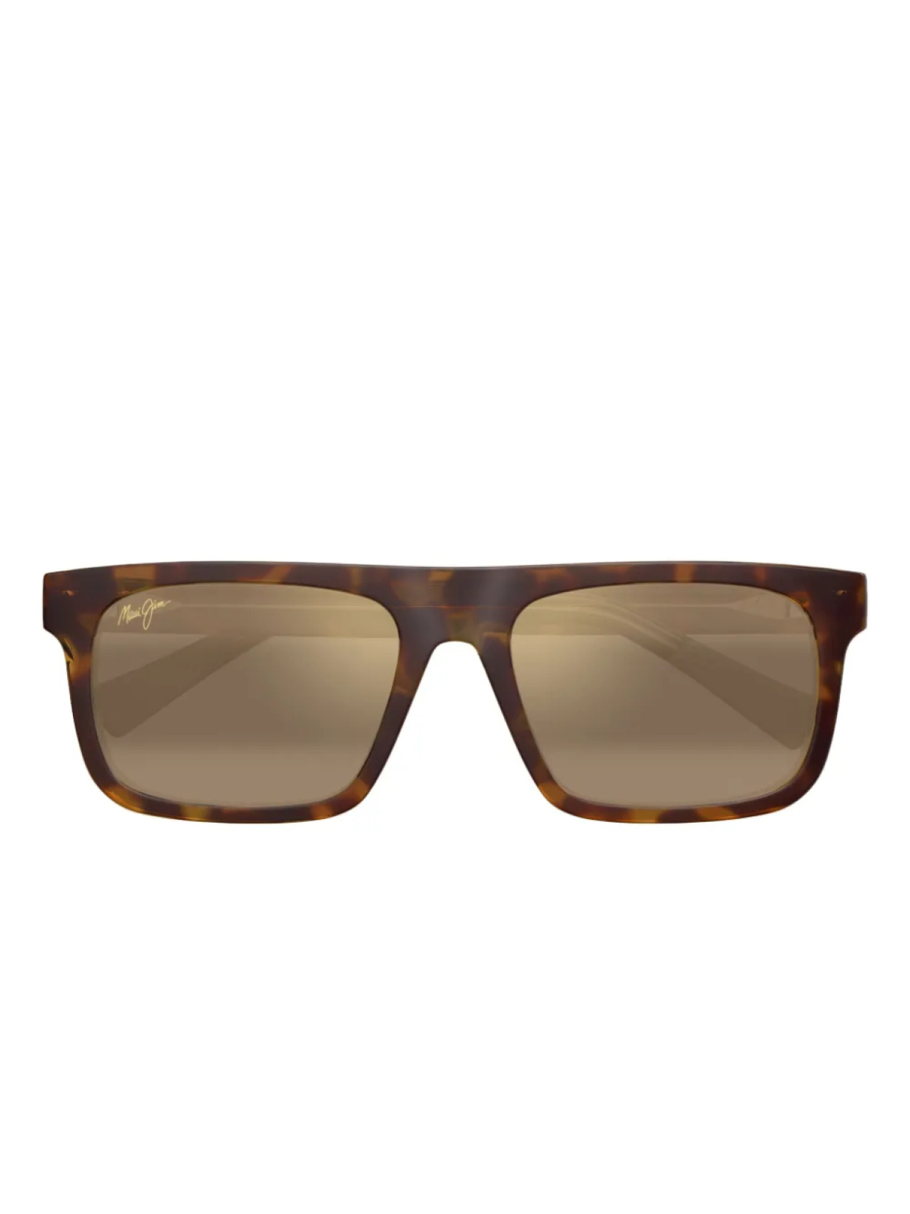 

Солнцезащитные очки Maui Jim в квадратной оправе, коричневый